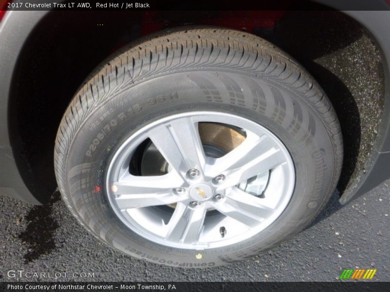 Red Hot / Jet Black 2017 Chevrolet Trax LT AWD