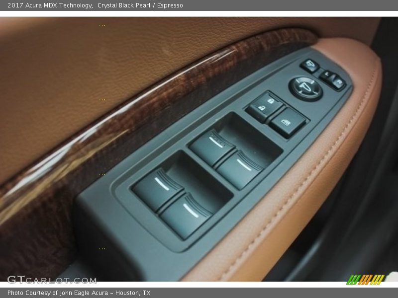 Crystal Black Pearl / Espresso 2017 Acura MDX Technology