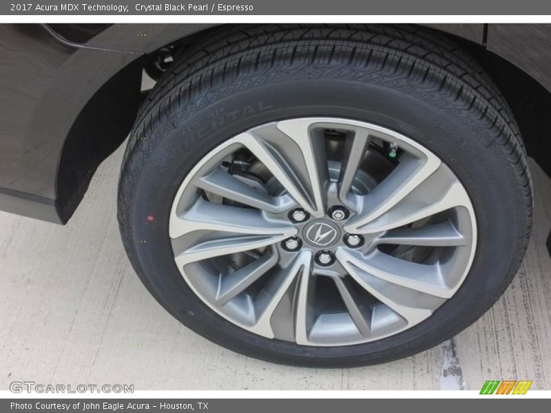 Crystal Black Pearl / Espresso 2017 Acura MDX Technology