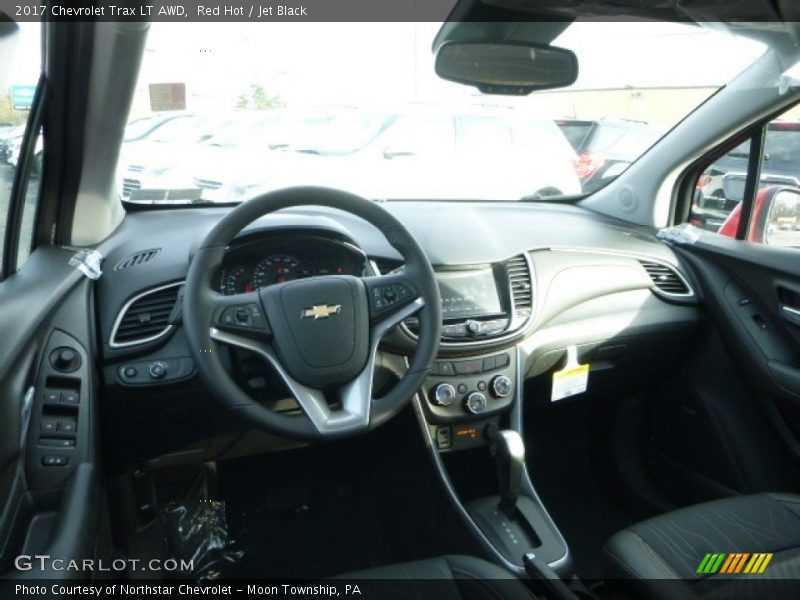 Red Hot / Jet Black 2017 Chevrolet Trax LT AWD