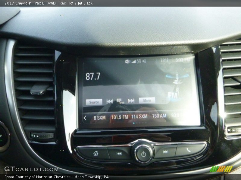 Red Hot / Jet Black 2017 Chevrolet Trax LT AWD