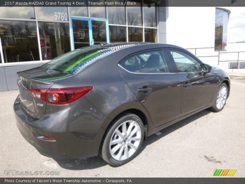 Titanium Flash Mica / Black 2017 Mazda MAZDA3 Grand Touring 4 Door