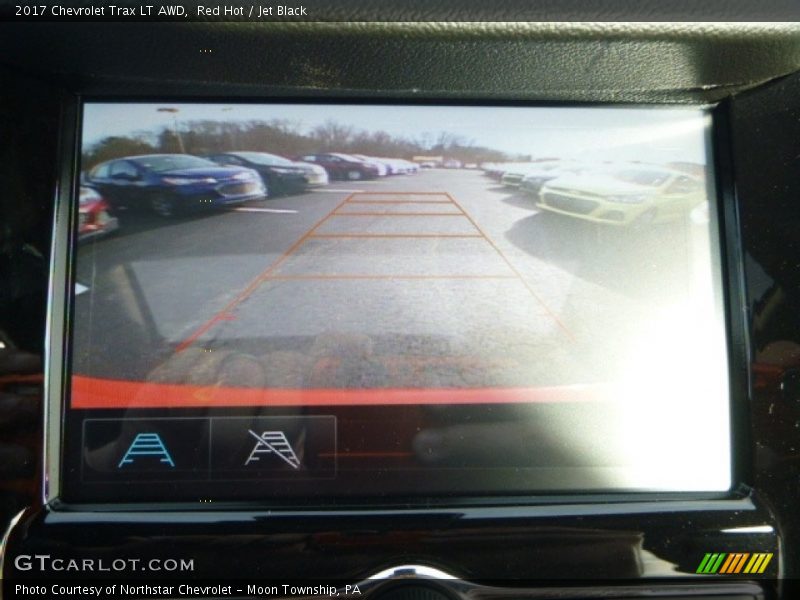 Red Hot / Jet Black 2017 Chevrolet Trax LT AWD