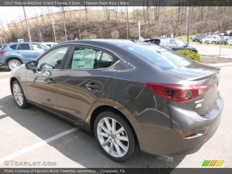 Titanium Flash Mica / Black 2017 Mazda MAZDA3 Grand Touring 4 Door