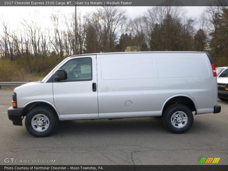 Silver Ice Metallic / Medium Pewter 2017 Chevrolet Express 2500 Cargo WT