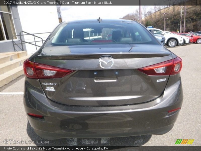 Titanium Flash Mica / Black 2017 Mazda MAZDA3 Grand Touring 4 Door