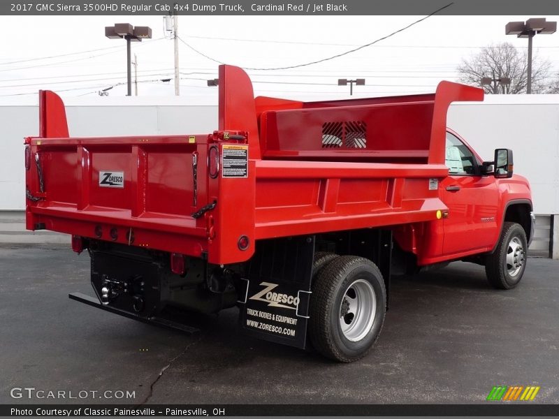 Cardinal Red / Jet Black 2017 GMC Sierra 3500HD Regular Cab 4x4 Dump Truck