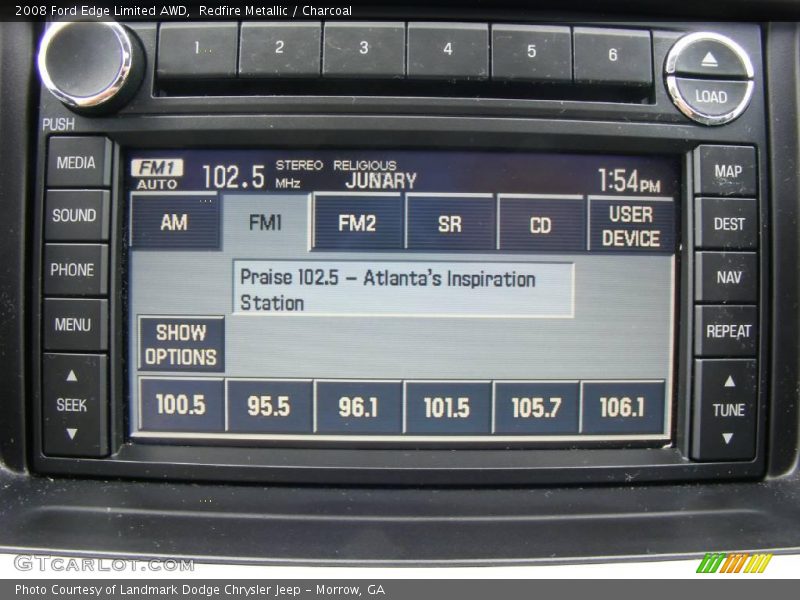 Redfire Metallic / Charcoal 2008 Ford Edge Limited AWD