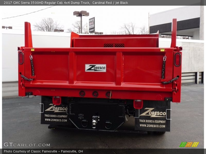 Cardinal Red / Jet Black 2017 GMC Sierra 3500HD Regular Cab 4x4 Dump Truck