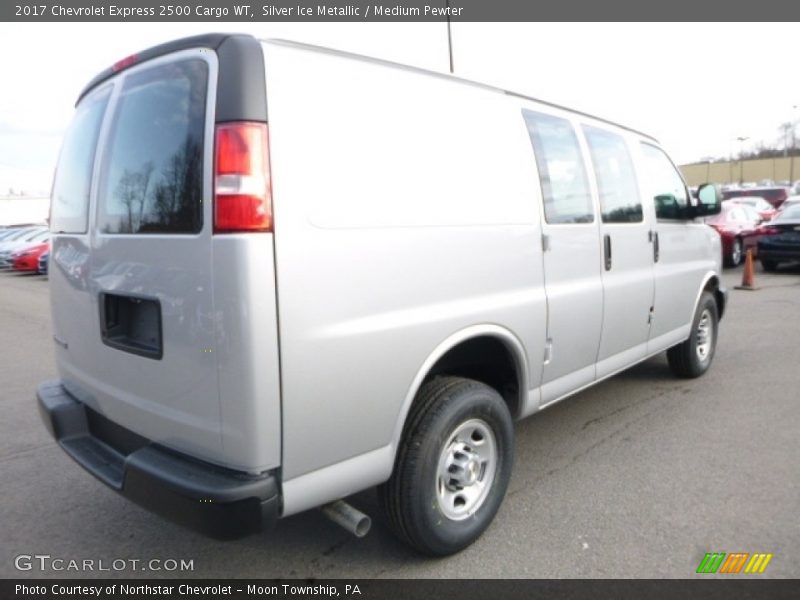 Silver Ice Metallic / Medium Pewter 2017 Chevrolet Express 2500 Cargo WT