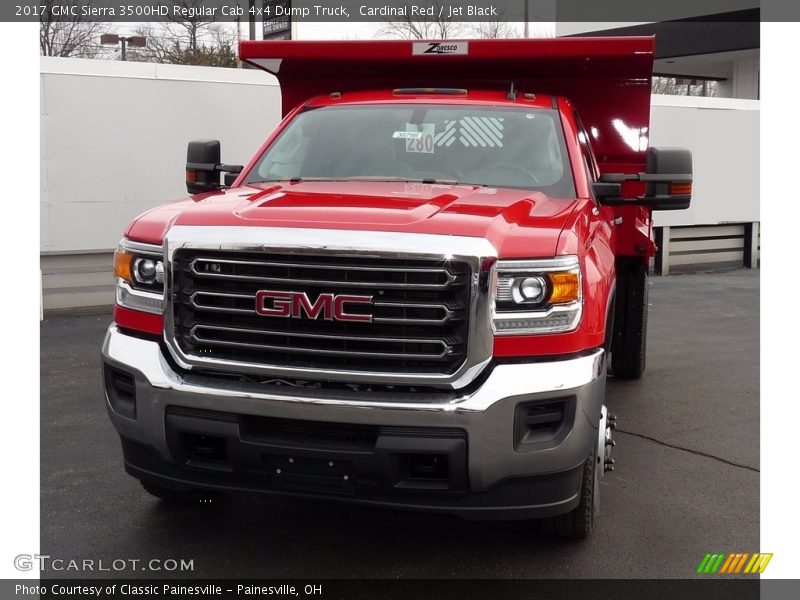 Cardinal Red / Jet Black 2017 GMC Sierra 3500HD Regular Cab 4x4 Dump Truck