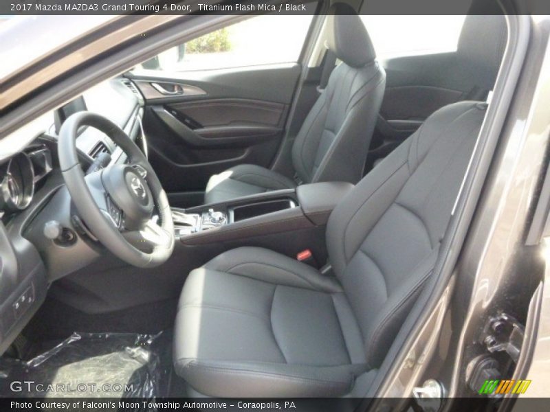 Titanium Flash Mica / Black 2017 Mazda MAZDA3 Grand Touring 4 Door