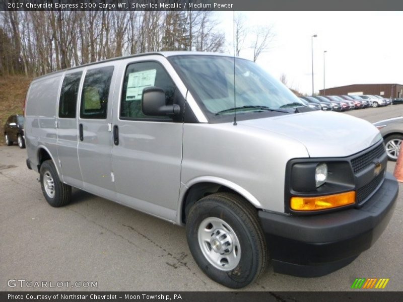Silver Ice Metallic / Medium Pewter 2017 Chevrolet Express 2500 Cargo WT