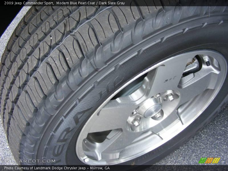 Modern Blue Pearl Coat / Dark Slate Gray 2009 Jeep Commander Sport