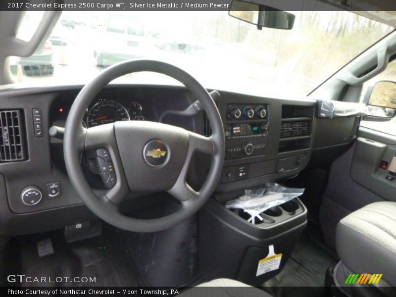 Silver Ice Metallic / Medium Pewter 2017 Chevrolet Express 2500 Cargo WT