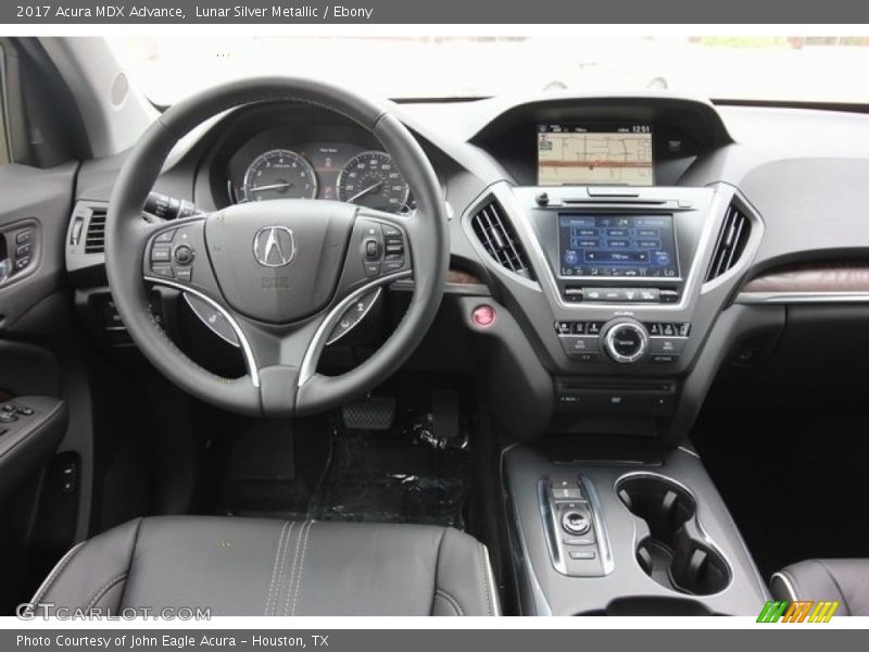 Lunar Silver Metallic / Ebony 2017 Acura MDX Advance