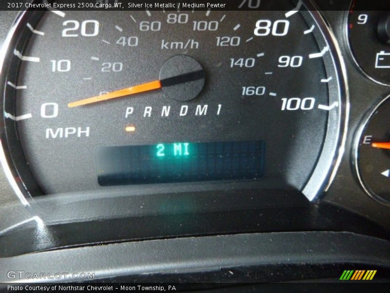 Silver Ice Metallic / Medium Pewter 2017 Chevrolet Express 2500 Cargo WT