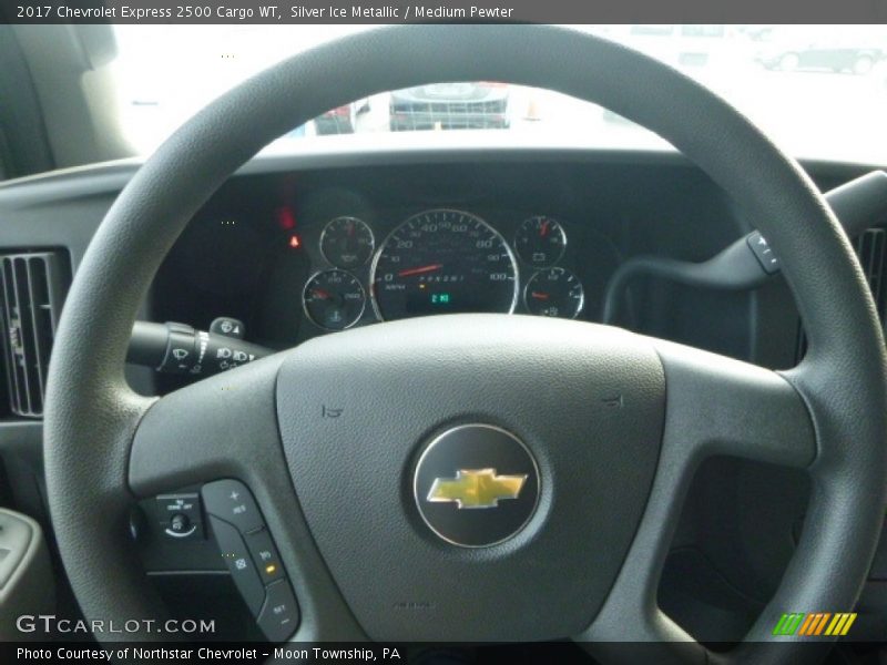 Silver Ice Metallic / Medium Pewter 2017 Chevrolet Express 2500 Cargo WT
