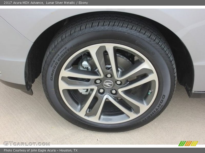 Lunar Silver Metallic / Ebony 2017 Acura MDX Advance