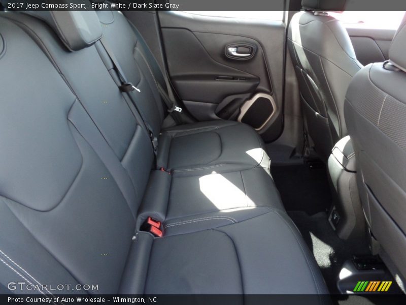 Bright White / Dark Slate Gray 2017 Jeep Compass Sport