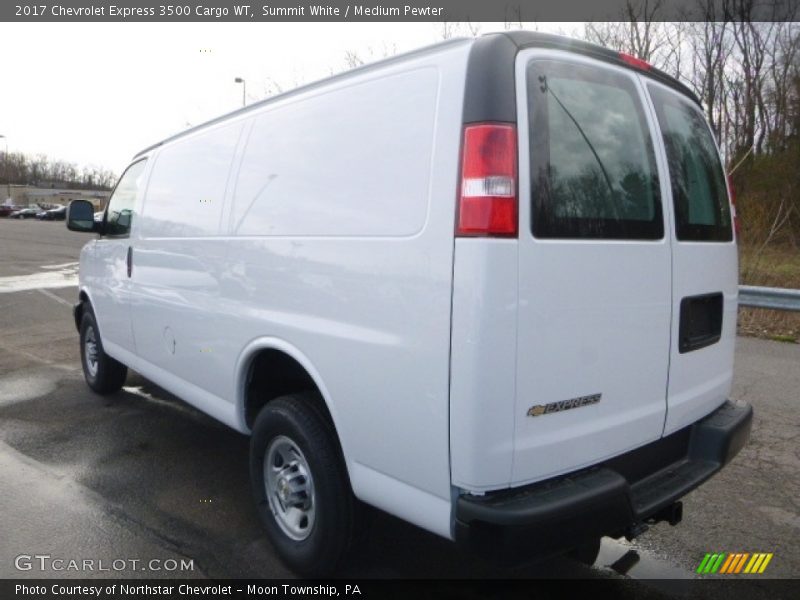 Summit White / Medium Pewter 2017 Chevrolet Express 3500 Cargo WT