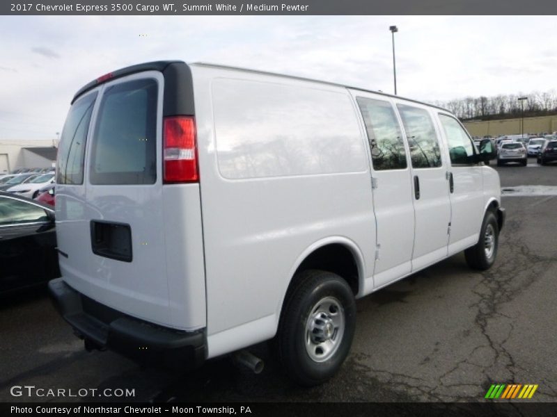 Summit White / Medium Pewter 2017 Chevrolet Express 3500 Cargo WT