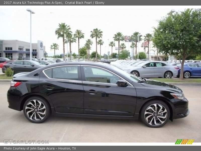 Crystal Black Pearl / Ebony 2017 Acura ILX Technology Plus A-Spec