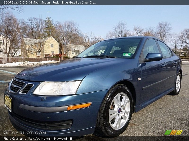 Fusion Blue Metallic / Slate Gray 2006 Saab 9-3 2.0T Sport Sedan