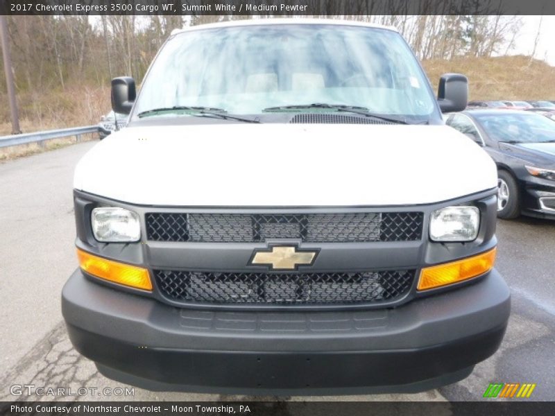 Summit White / Medium Pewter 2017 Chevrolet Express 3500 Cargo WT