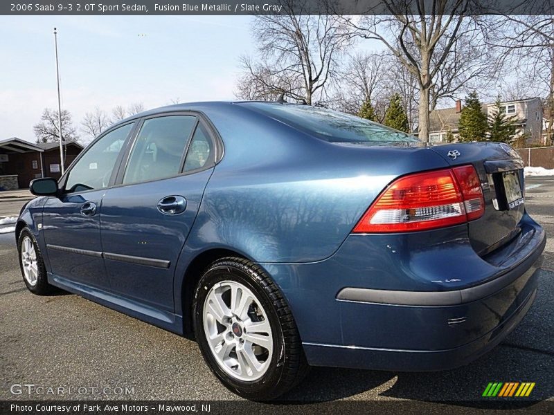 Fusion Blue Metallic / Slate Gray 2006 Saab 9-3 2.0T Sport Sedan