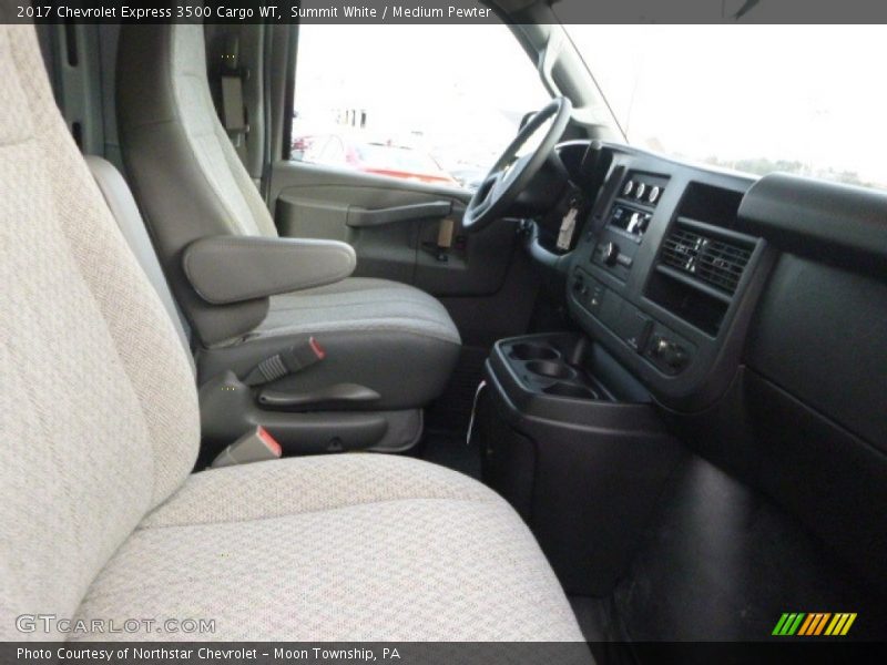 Summit White / Medium Pewter 2017 Chevrolet Express 3500 Cargo WT
