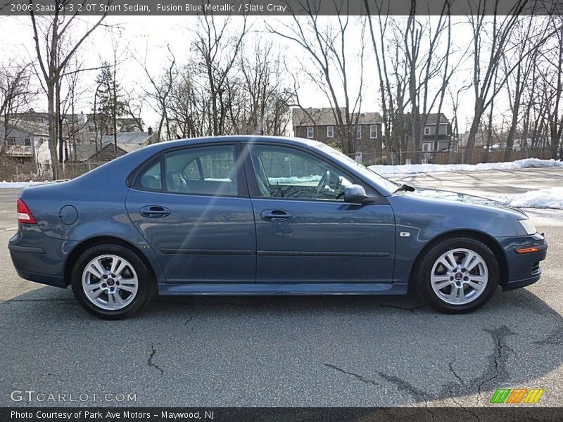 Fusion Blue Metallic / Slate Gray 2006 Saab 9-3 2.0T Sport Sedan