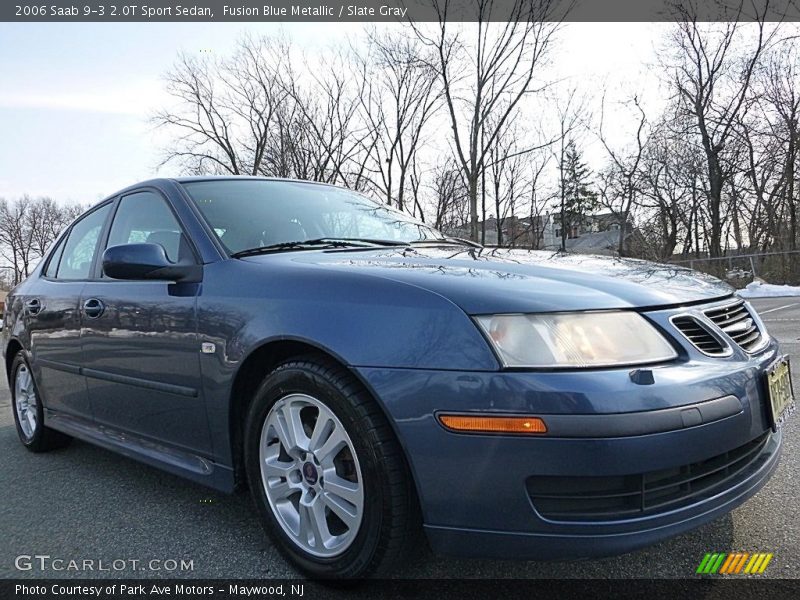 Fusion Blue Metallic / Slate Gray 2006 Saab 9-3 2.0T Sport Sedan