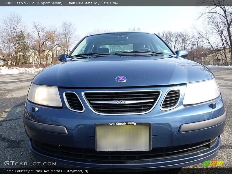 Fusion Blue Metallic / Slate Gray 2006 Saab 9-3 2.0T Sport Sedan