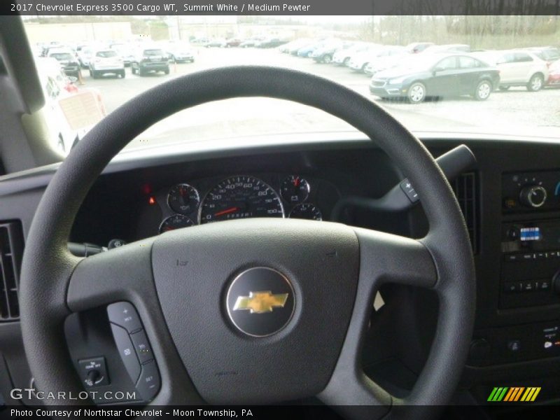 Summit White / Medium Pewter 2017 Chevrolet Express 3500 Cargo WT