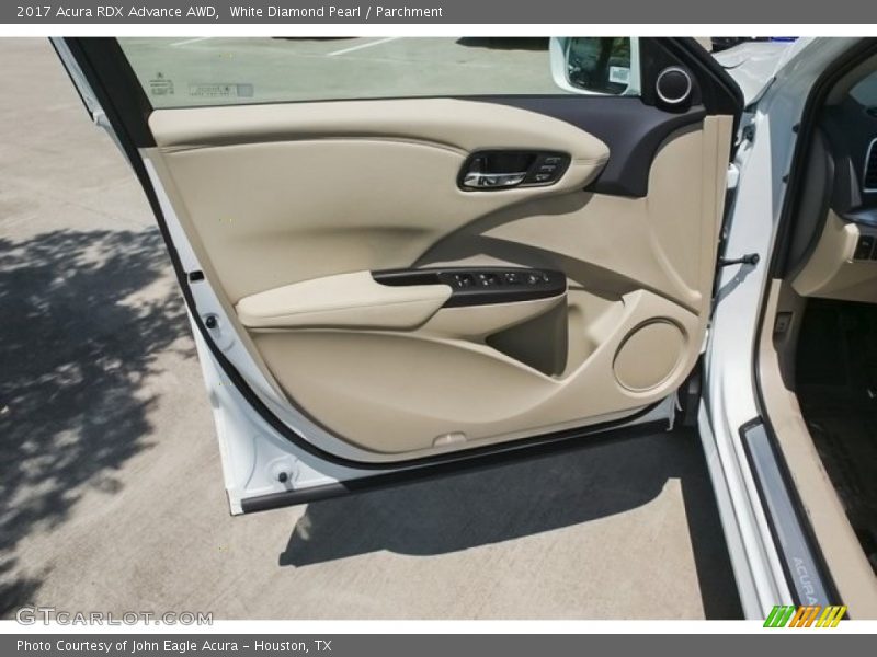 White Diamond Pearl / Parchment 2017 Acura RDX Advance AWD