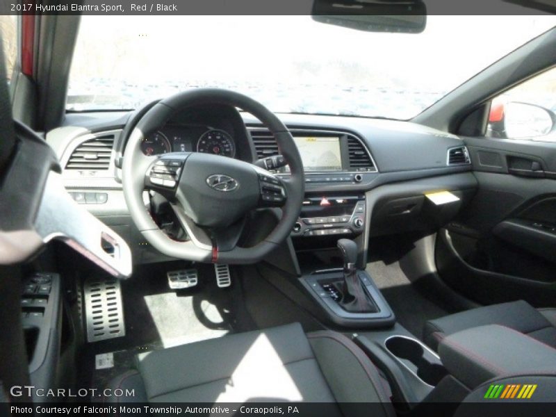 Red / Black 2017 Hyundai Elantra Sport