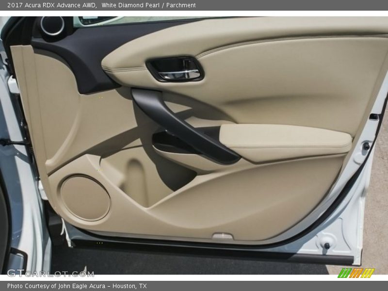 White Diamond Pearl / Parchment 2017 Acura RDX Advance AWD