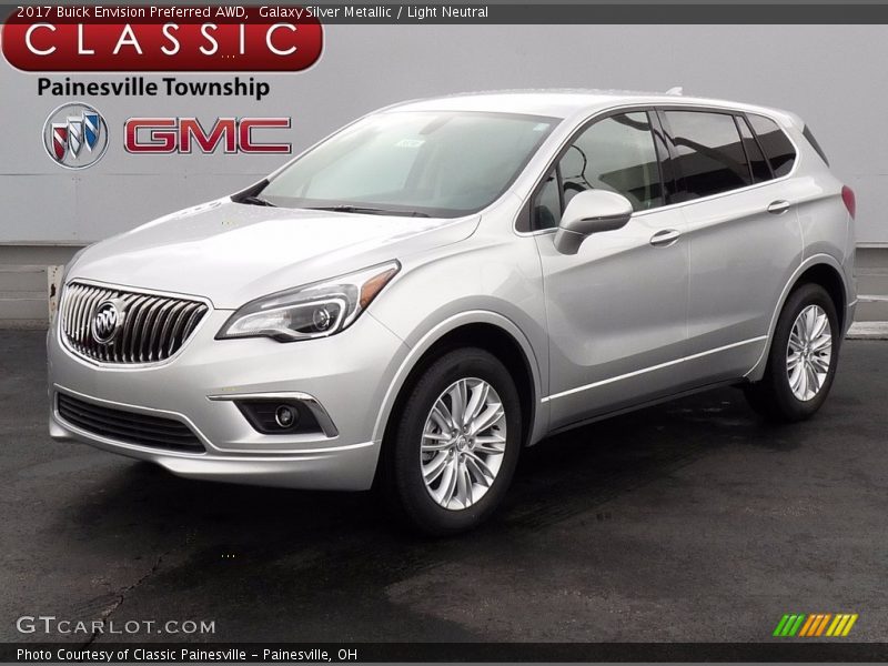 Galaxy Silver Metallic / Light Neutral 2017 Buick Envision Preferred AWD