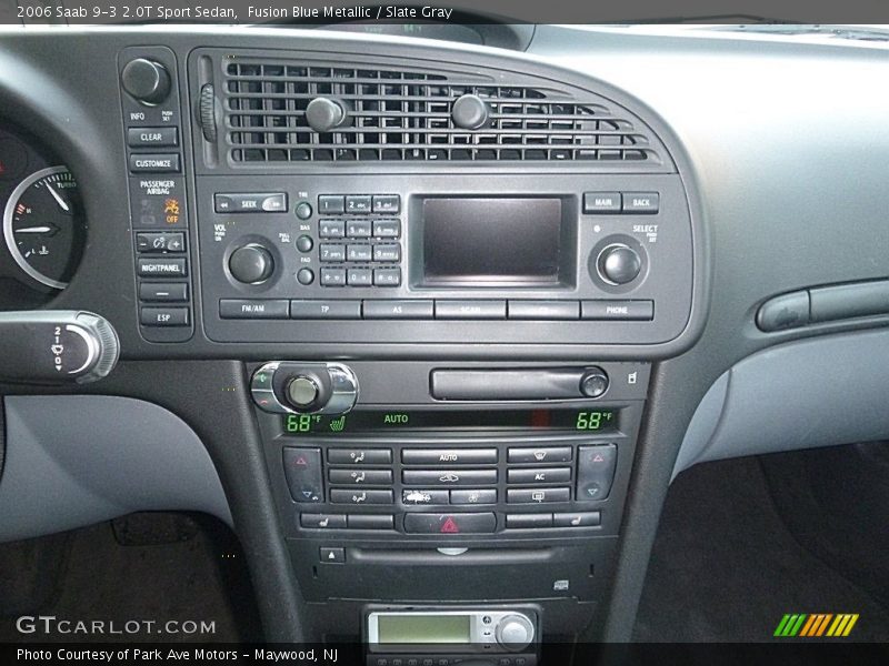 Fusion Blue Metallic / Slate Gray 2006 Saab 9-3 2.0T Sport Sedan
