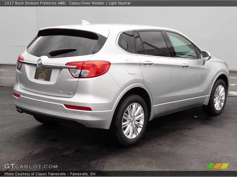 Galaxy Silver Metallic / Light Neutral 2017 Buick Envision Preferred AWD