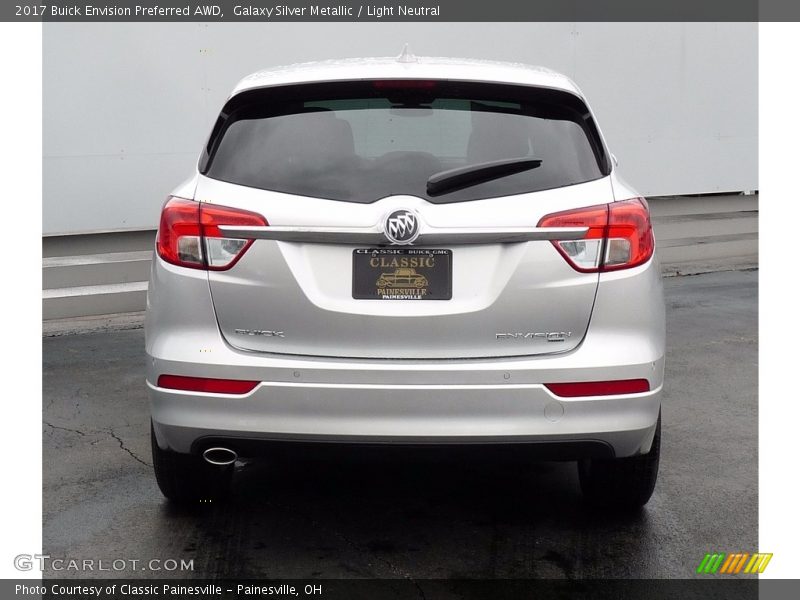 Galaxy Silver Metallic / Light Neutral 2017 Buick Envision Preferred AWD
