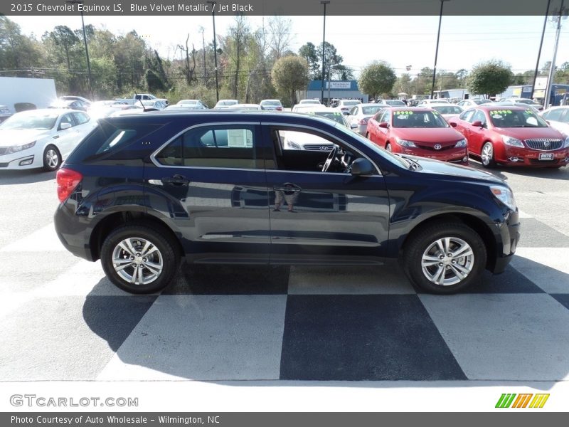 Blue Velvet Metallic / Jet Black 2015 Chevrolet Equinox LS