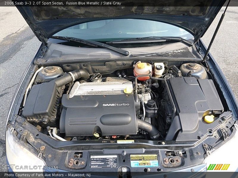 Fusion Blue Metallic / Slate Gray 2006 Saab 9-3 2.0T Sport Sedan