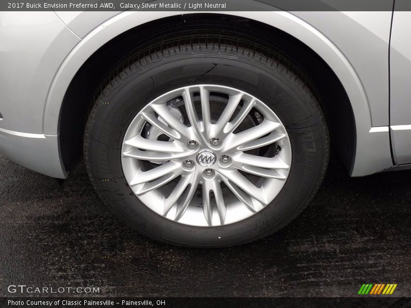 Galaxy Silver Metallic / Light Neutral 2017 Buick Envision Preferred AWD
