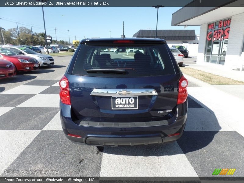 Blue Velvet Metallic / Jet Black 2015 Chevrolet Equinox LS