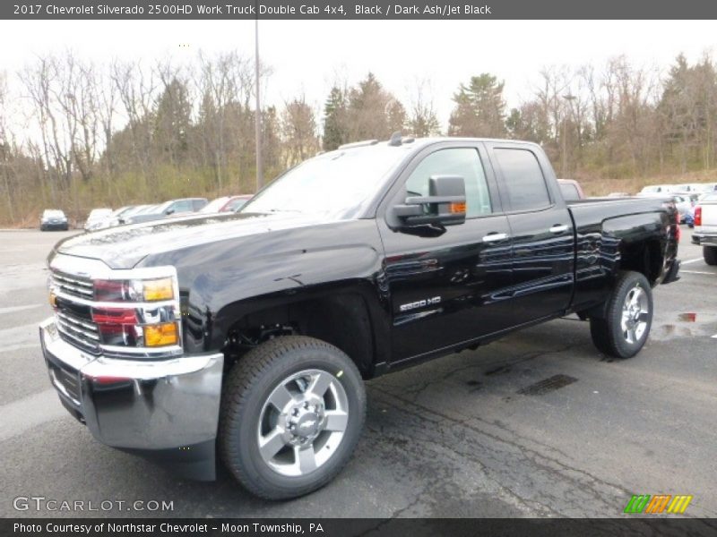 Black / Dark Ash/Jet Black 2017 Chevrolet Silverado 2500HD Work Truck Double Cab 4x4
