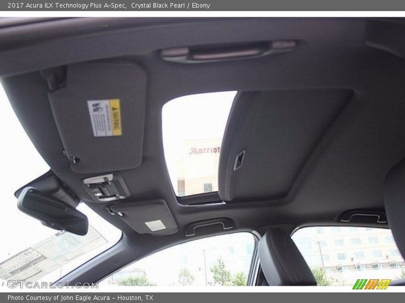 Crystal Black Pearl / Ebony 2017 Acura ILX Technology Plus A-Spec
