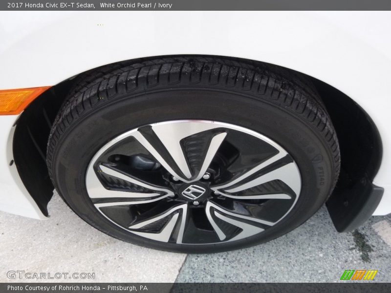 White Orchid Pearl / Ivory 2017 Honda Civic EX-T Sedan