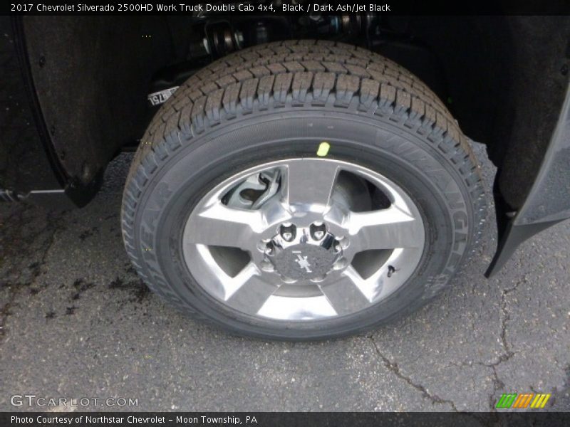 Black / Dark Ash/Jet Black 2017 Chevrolet Silverado 2500HD Work Truck Double Cab 4x4